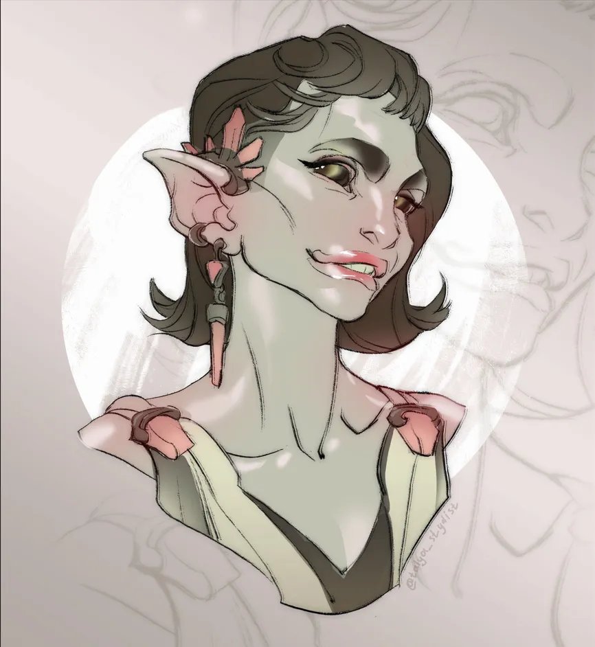 stydist's tweet image. Some commission portraits (:

#dnd #ttrpg #fantasy #characterdesign #portrait