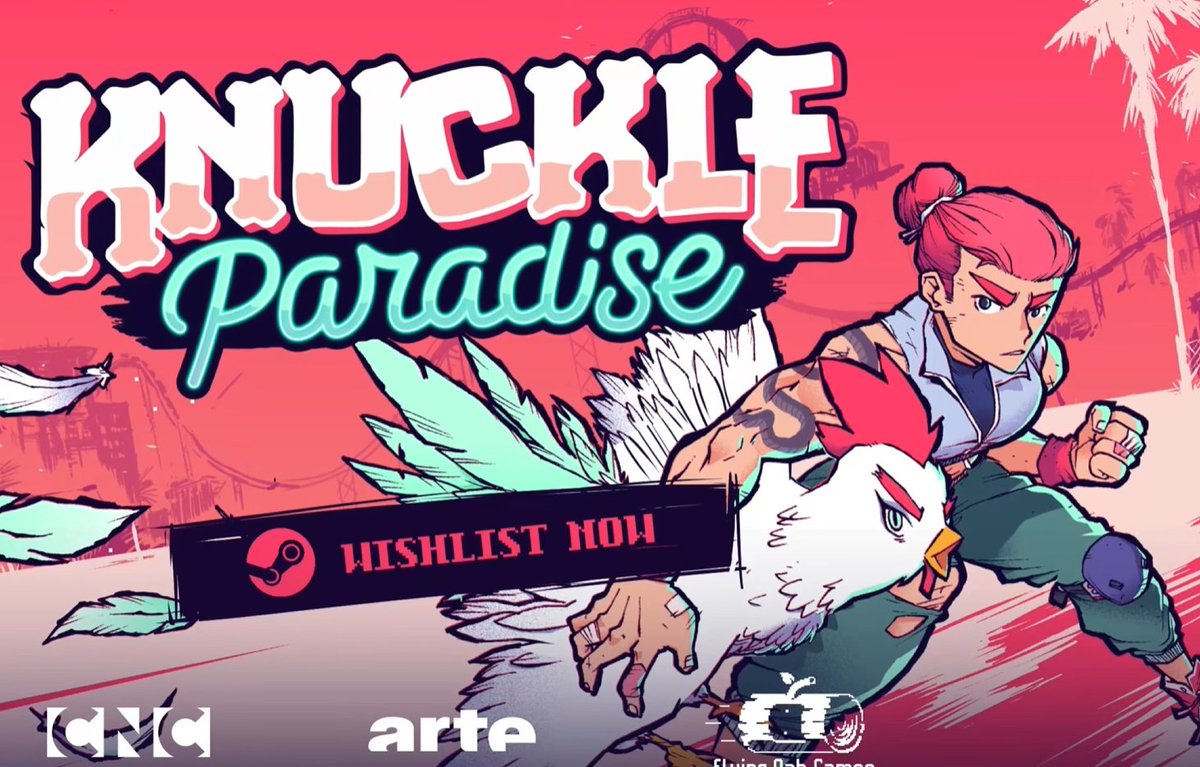 ChickensInGames's tweet photo. There are chickens in Knuckle Paradise. https://t.co/gtLruoCilR