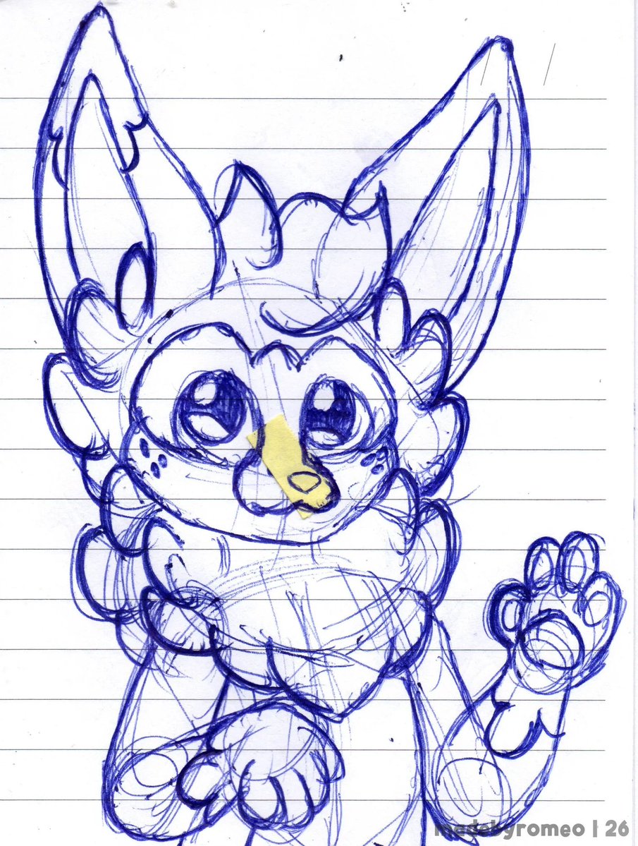 madebyromeo_'s tweet image. Apenas um Eevee acenando pra ti 👋

#anthro #brfurry #cannella #doodle #eevee #furry #furryart #pokesona
