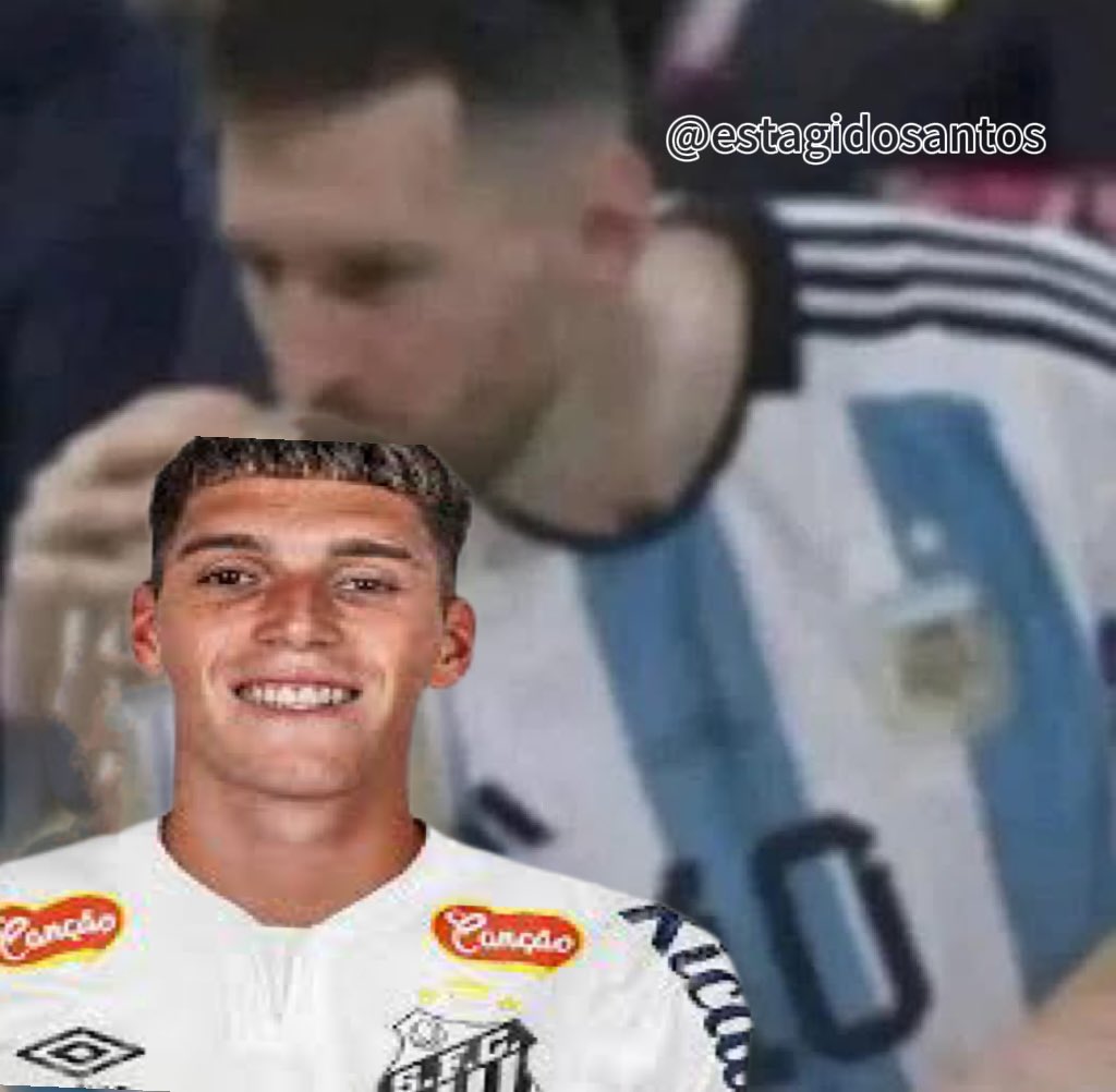 Estagiário do Santos tweet media