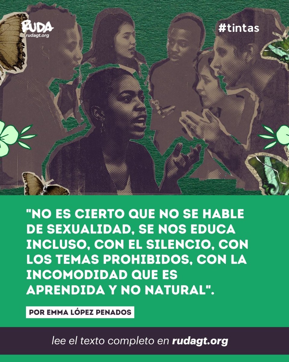 #CuerpoYTerritorio |✍🏾 Emma López Penados reflexiona en esta #Tinta sobre los vacíos que tiene la Ley para Prevenir el Abuso Sexual Infantil y lo urgente que es para niñas, niños y adolescentes la Educación Integral en Sexualidad.

📌 Lee su propuesta en Ruda: