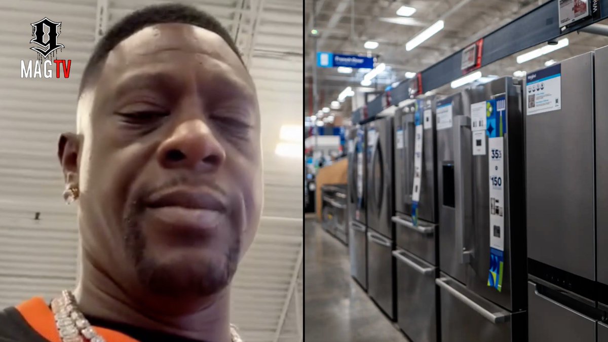 BlackInkChi's tweet image. SEE VIDEO HERE: youtu.be/Ekj9wU1xIYo

"I'm Tryin To Save Money" Boosie Attempts To Get A Discount On New Refrigerator At BestBuy! 😂

#boosie #bestbuy #refrigerator