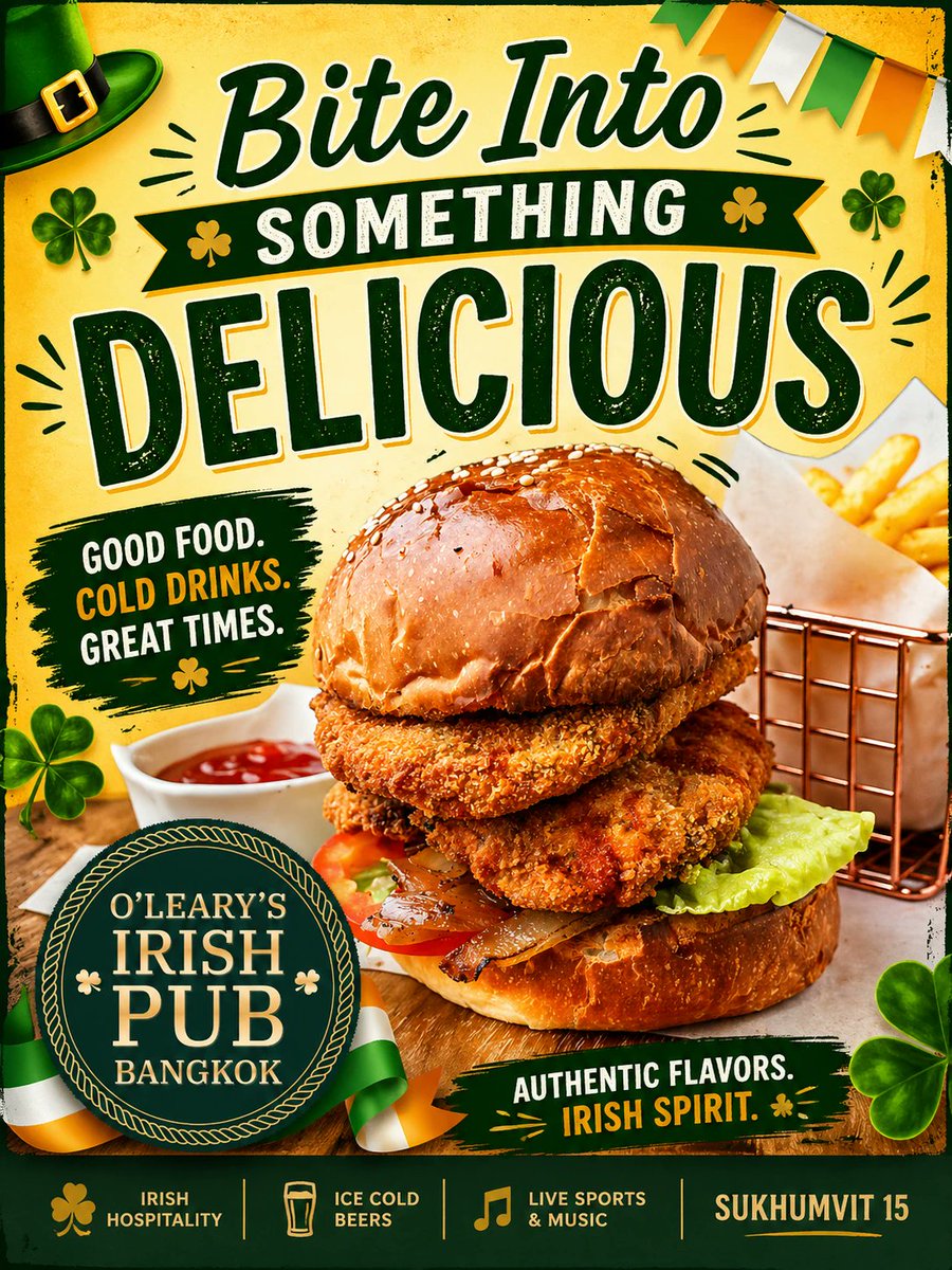 O' Leary's Irish Pub Bangkok 🇺🇸 🇮🇪 🇹🇭 tweet media
