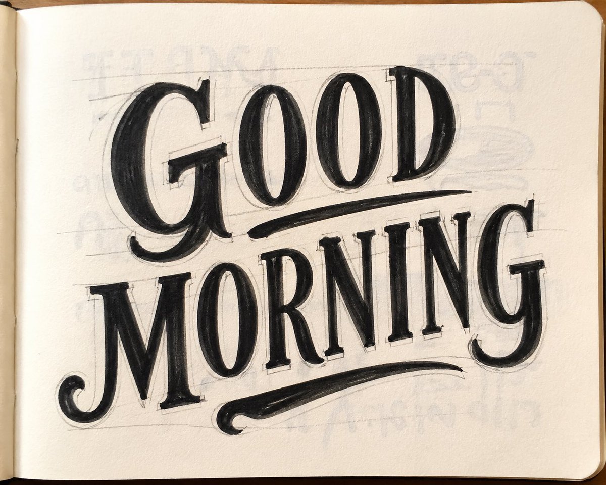 Vintage Sign-Painter Sketch