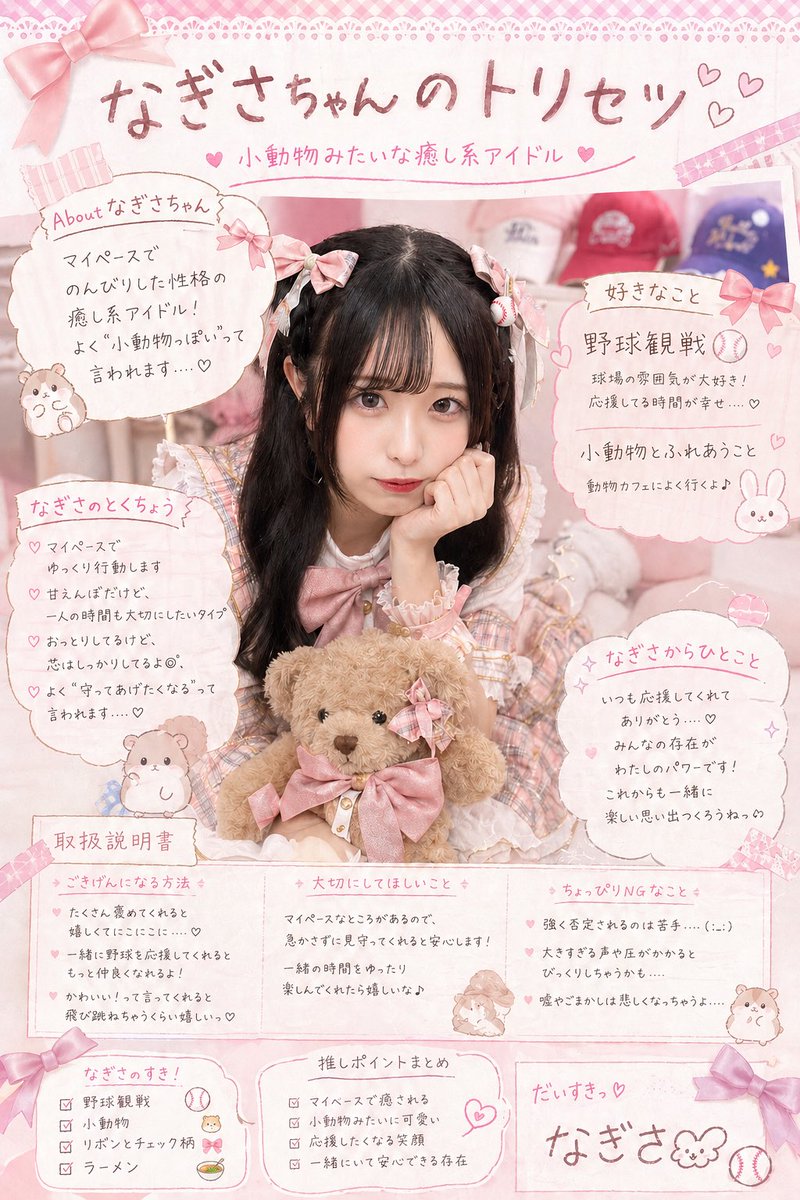 nagisa_edol_'s tweet photo. なぎさのトリセツ📕💕 ちゃっぴーにつくってもらった🎵 https://t.co/kB9DbUIG4M