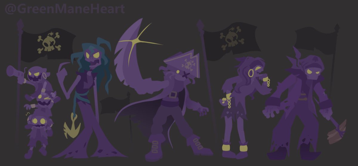 GreenManeHeart's tweet image. 🏴‍☠️ Pirate Zombies 🏴‍☠️

Something for worldbuilding/lore of my pvz stuff on Toyhouse
#pvz #plantsvszombies #silhouette