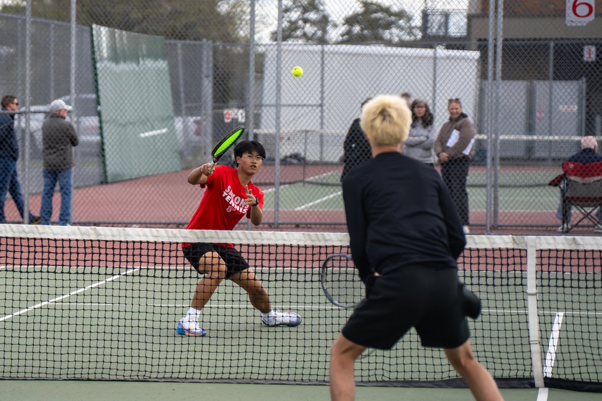 saxonsathletics's tweet image. A few 📸 from Saxon Boys' 🎾 match vs CV at Ferris on 4/28

#spokane #tennis #gosaxons⚔️