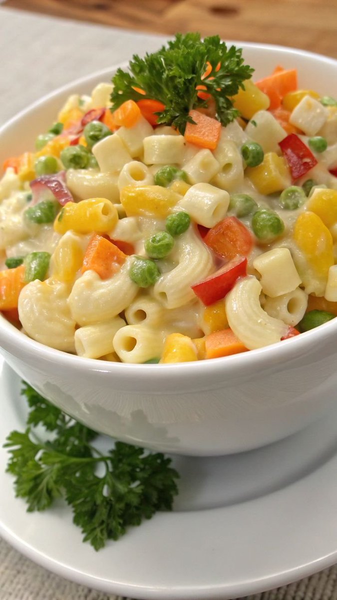 NThanh86518's tweet photo. Creamy macaroni with peas, carrots and sweet peppers makes a light and colorful lunch bowl!
#lunchideas 
#macaronisalad 
#comfortfood
# foodlover 
#homemadelunch https://t.co/ehJRloJwmi