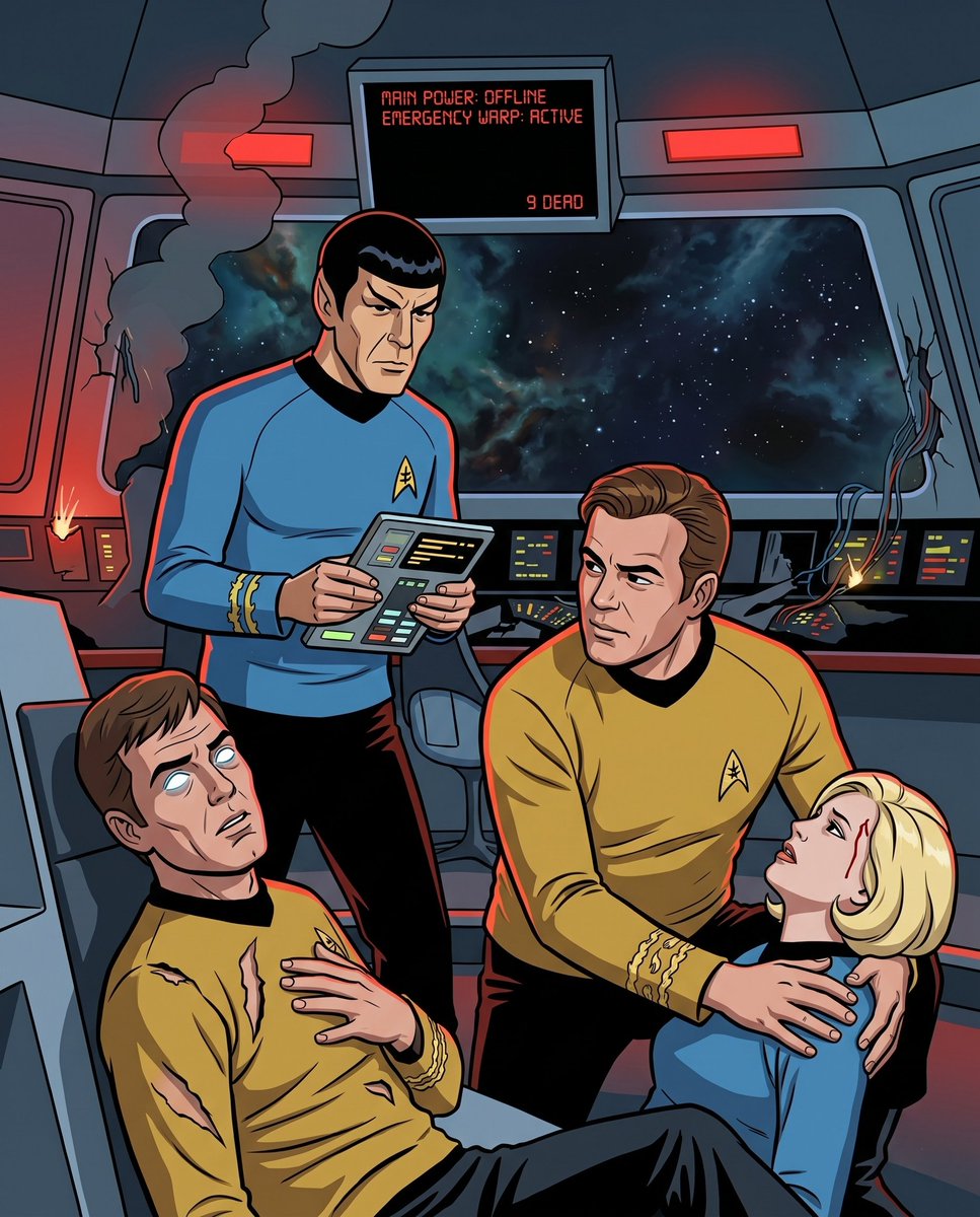 JB_Studios23's tweet image. Star Trek TOS #startrek #spock #captainkirk