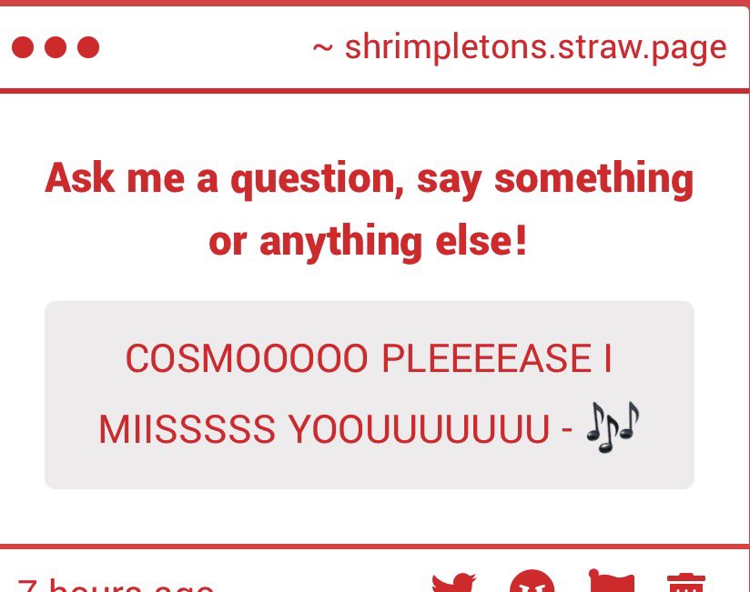 Cosmo! tweet media