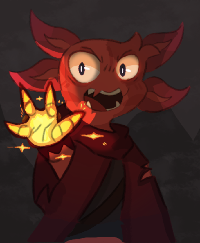 TigerSharkArt's tweet image. Here's some art of Fuze the axolotl with her explosive gauntlet :3

#art #artwork #cultofthelamb #cotl #cotlfanart #cotloc #myoc #axolotl