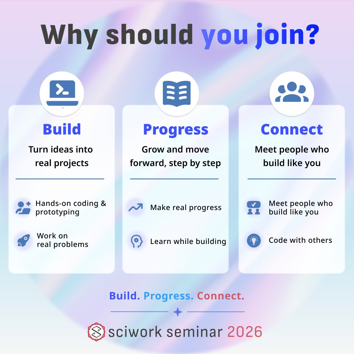 sciwork's tweet photo. Join the sciwork seminar on 6/13! 🚀
🛠 Build: Turn bold ideas into reality.
📈 Progress: Grow your skills step by step.
🤝 Connect: Meet new friends in the tech community.

Let’s advance open source together.

More info in the comment👇 https://t.co/Qm3JkNDDGT