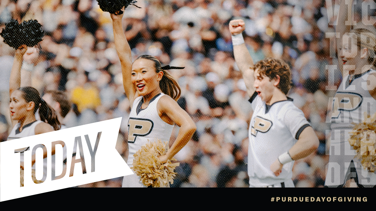 PurdueforLife's tweet photo. The next Boilermaker victory starts with you. And #PurdueDayOfGiving starts now!

Make your gift at https://t.co/lpGweoSZyA. https://t.co/Ne4vqcQ8nE