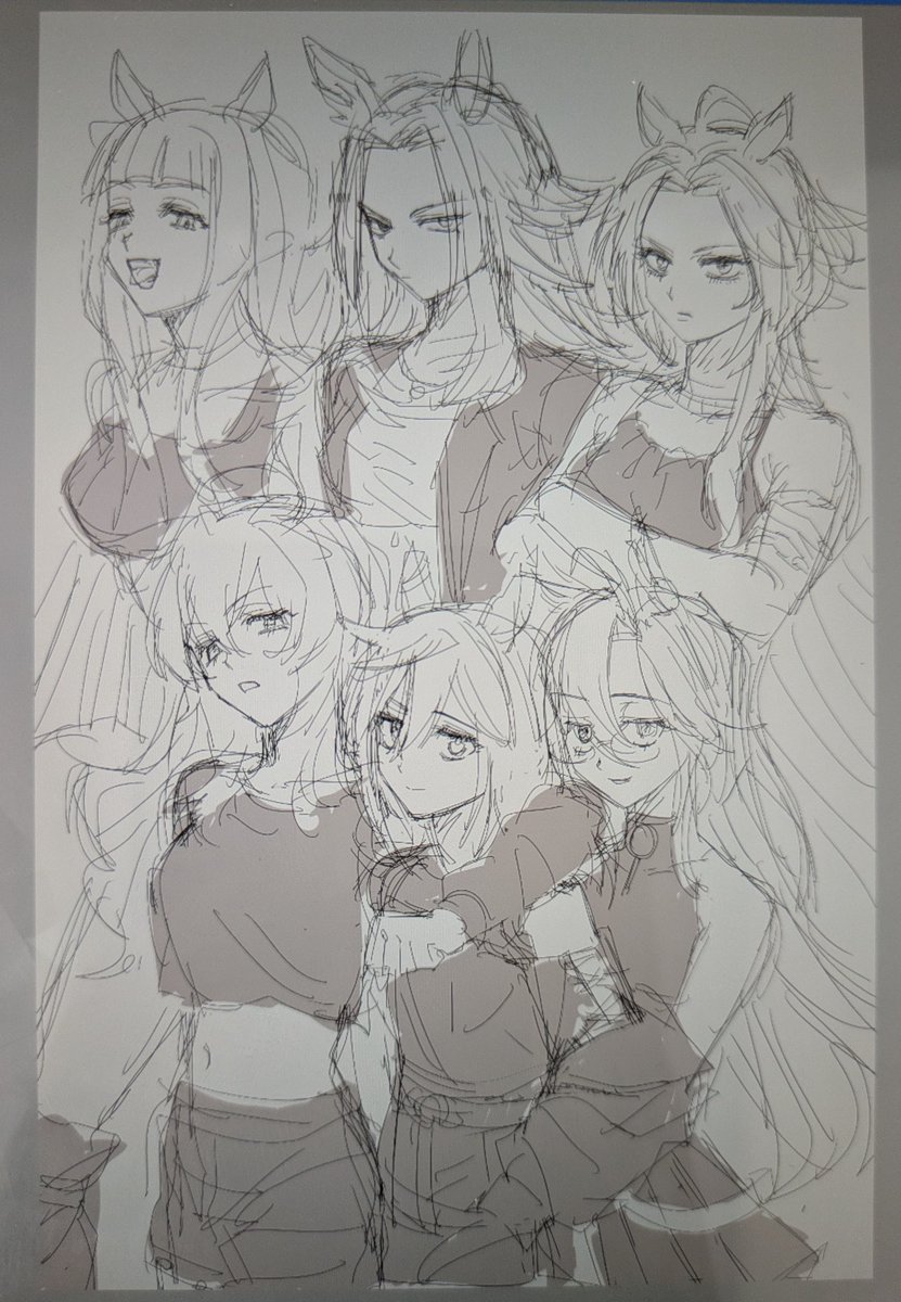 ラフから絵を描き進められない問題