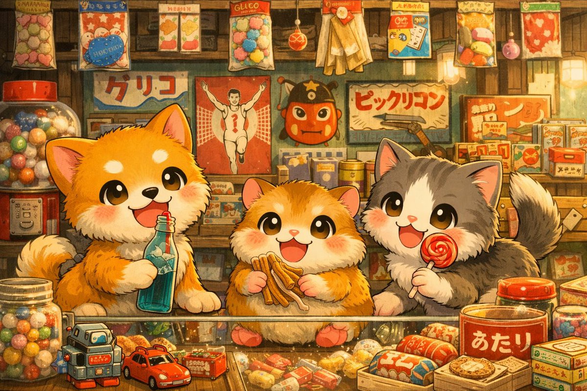 ハムちゃんページ 昭和の日🐹🐶🐱