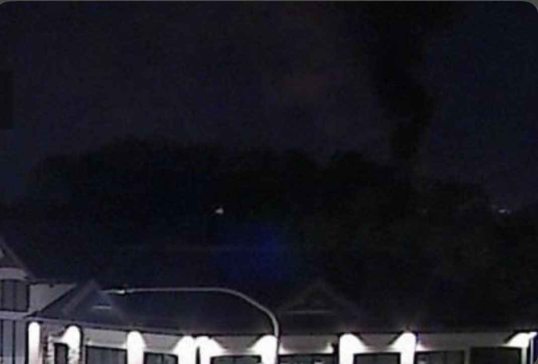 SLCScanner's tweet image. #Breaking 8390 S 2000 W. Dispatched received multiple calls of an RV on fire in the driveway of a house. #WJPD arrived and the fire is big and extending to other vehicles and the house is threatened. Stby for updates. It is hard to see in this picture, but you can see a black