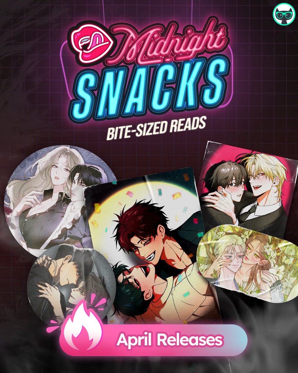 Tappy_toon's tweet image. Short enough for one sitting. Read in 20 episodes or less.  🍿

Catch all the April Midnight Snacks on Tappytoon!

#Tappytoon #Webtoon #MidnightSnacks