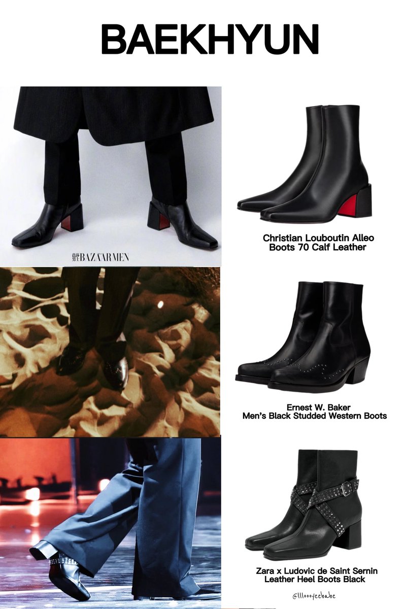 boots collection of Baekhyun's taste 🫶🏻