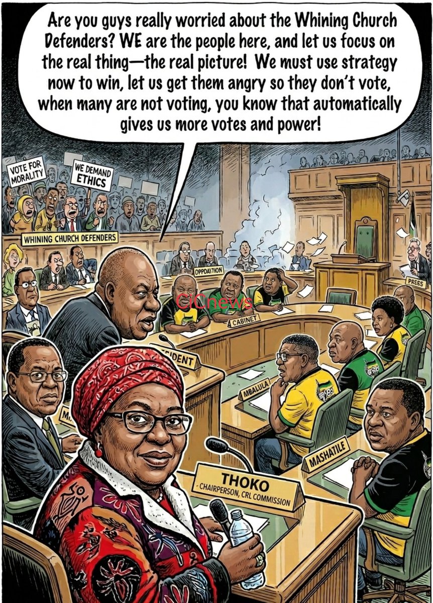 CiCnewz's tweet photo. 🚨🇿🇦 𝗪𝗵𝗲𝗻 𝘆𝗼𝘂 𝗱𝗼𝗻’𝘁 𝘃𝗼𝘁𝗲, you don’t remove power — you 𝗵𝗮𝗻𝗱 𝗶𝘁 𝗼𝘃𝗲𝗿 𝗯𝗹𝗶𝗻𝗱𝗹𝘆.

You are not punishing politicians. You are empowering them without accountability. https://t.co/AEcyJMD35y