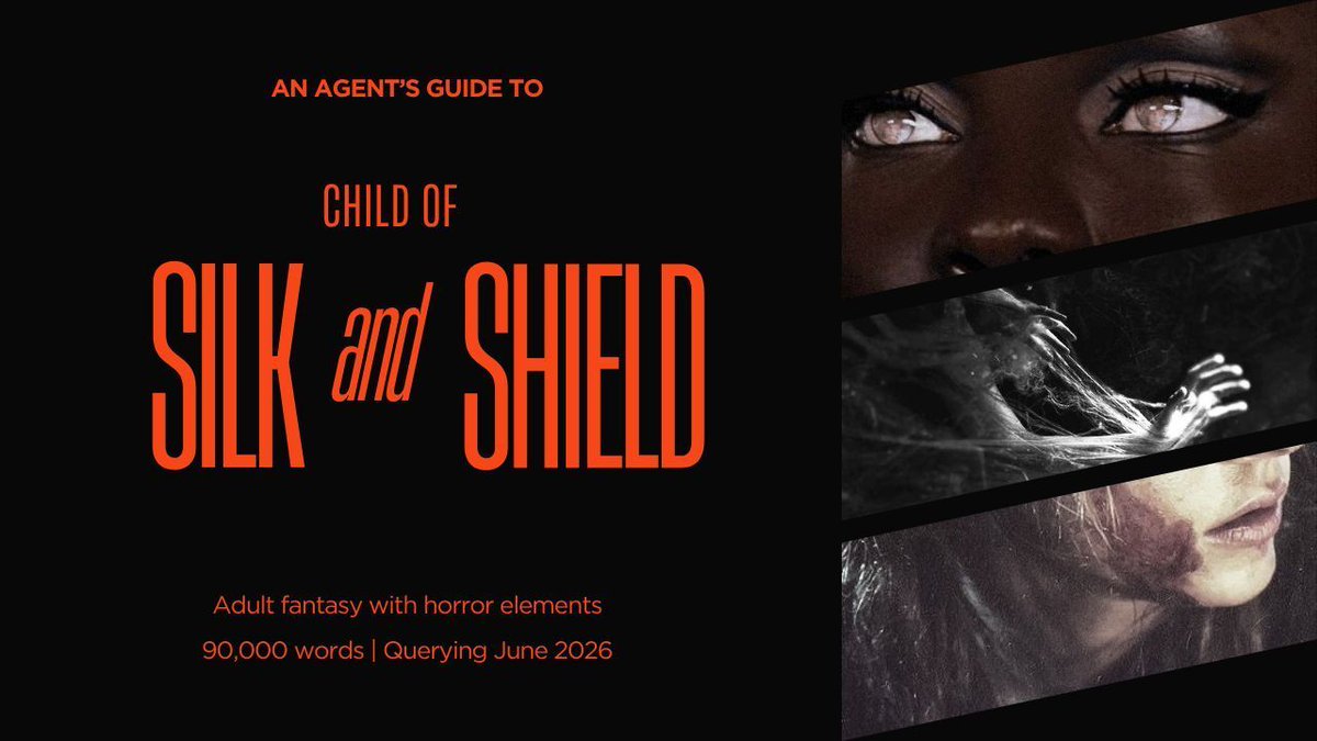 AlienWrites's tweet image. Presenting my #agentsguide to CHILD OF SILK AND SHIELD, featuring:

🩸 a madness tied to blood
🕸️ adventures through the remnants of a ruined kingdom
🗡️ tenuous partnerships born of survival and sarcasm

+ my personal fave:
🏳️‍🌈 reluctant-allies-to-lovers yuri!

#QuestPit #W #A #F