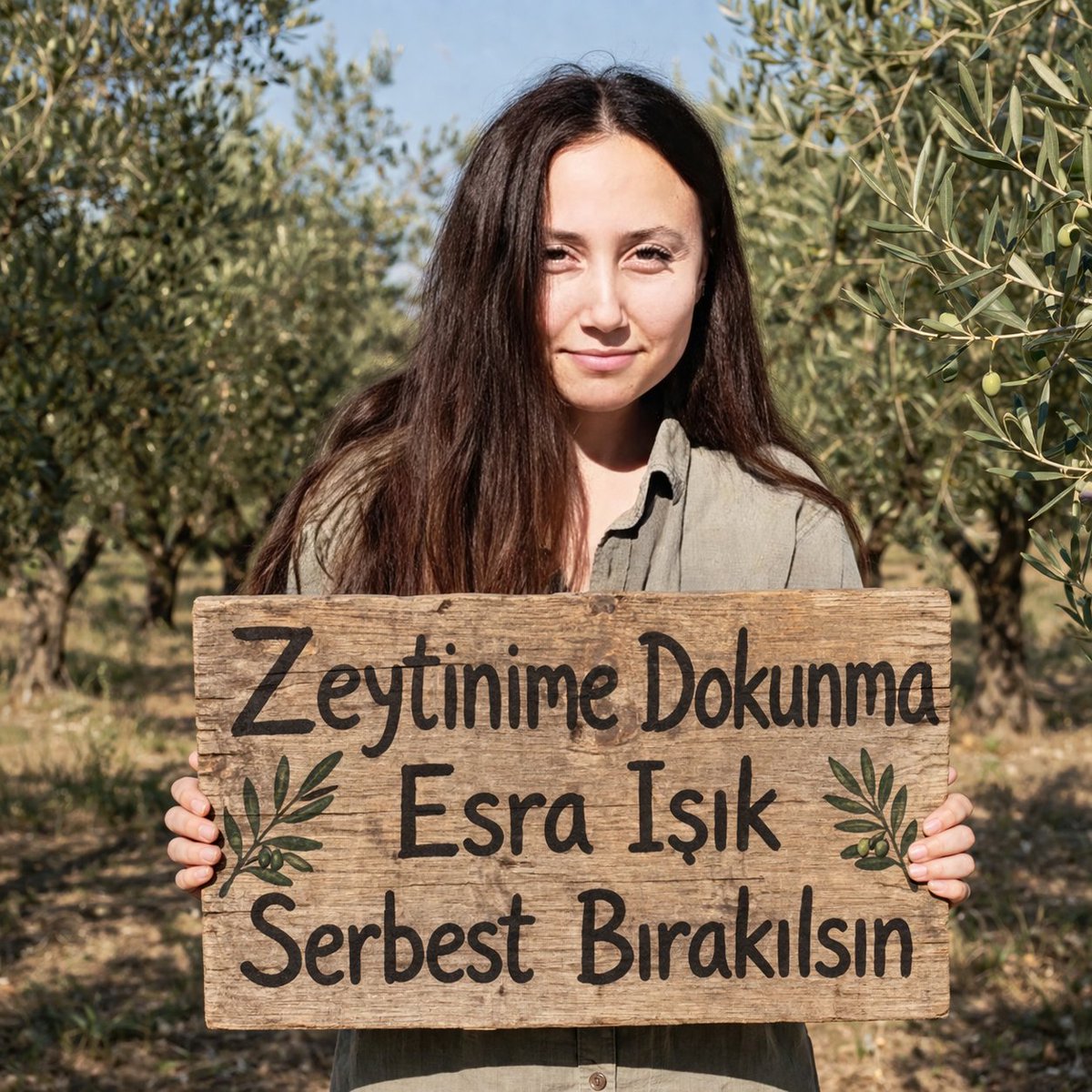 AliSere20's tweet photo. Ağacıma,
Doğama,
Toprağıma,
#Dokunma
#EsraIşıkSerbestBırakılsın https://t.co/ZexABYGjJJ
