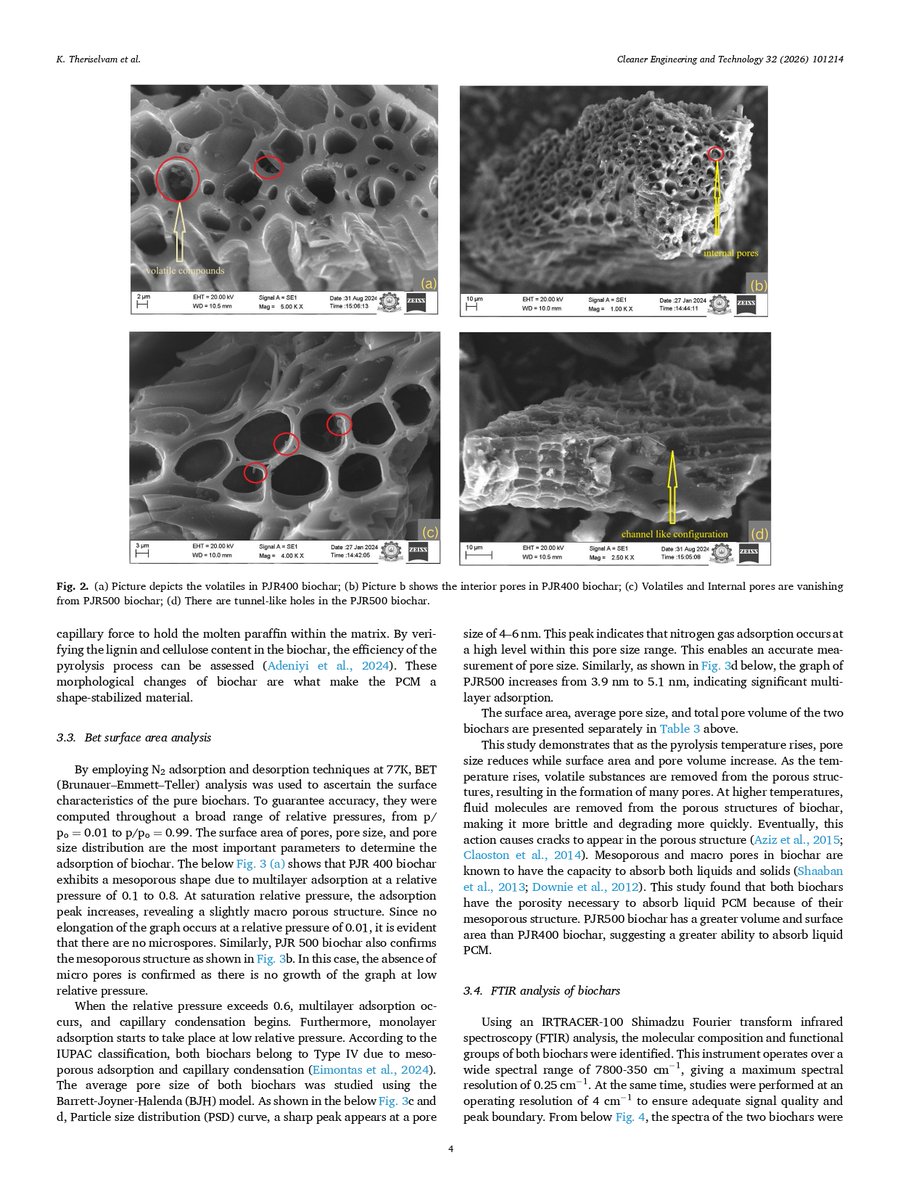 flavio_stochino's tweet image. 🔬 New Open-Access paper on #Biochar-based PCM composites for sustainable thermal energy storage.
Improved thermal management for buildings, electronics &amp;amp; renewable energy. sciencedirect.com/science/articl…
#Sustainability #PCM #ThermalEnergyStorage #CircularMaterials #OpenAccess