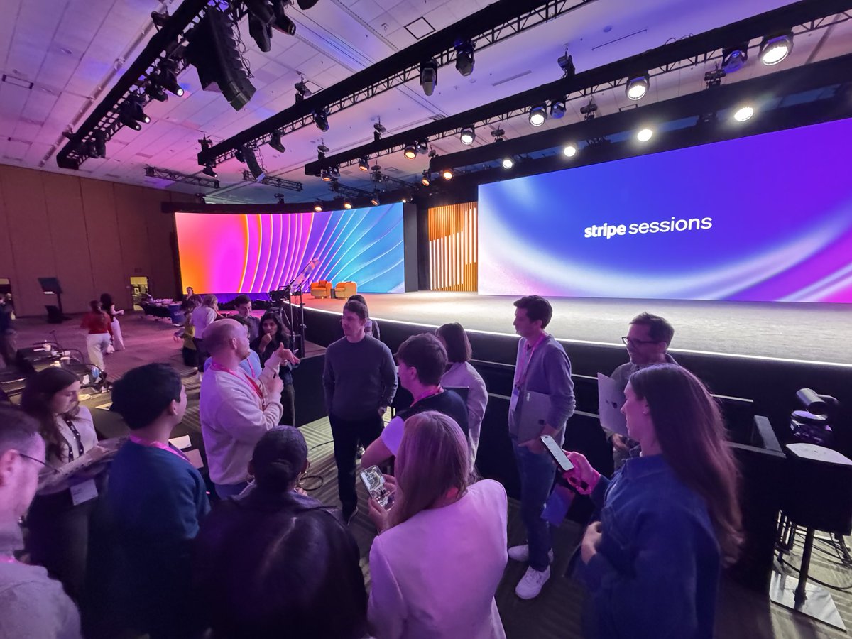 lil_dill's tweet photo. The signs are up, the paint is dry, and the rehearsals are done. It’s almost showtime!! 
See you tomorrow at @stripe Sessions. Product keynote streaming online at 9:15am PT. https://t.co/iSRXWxUCZM