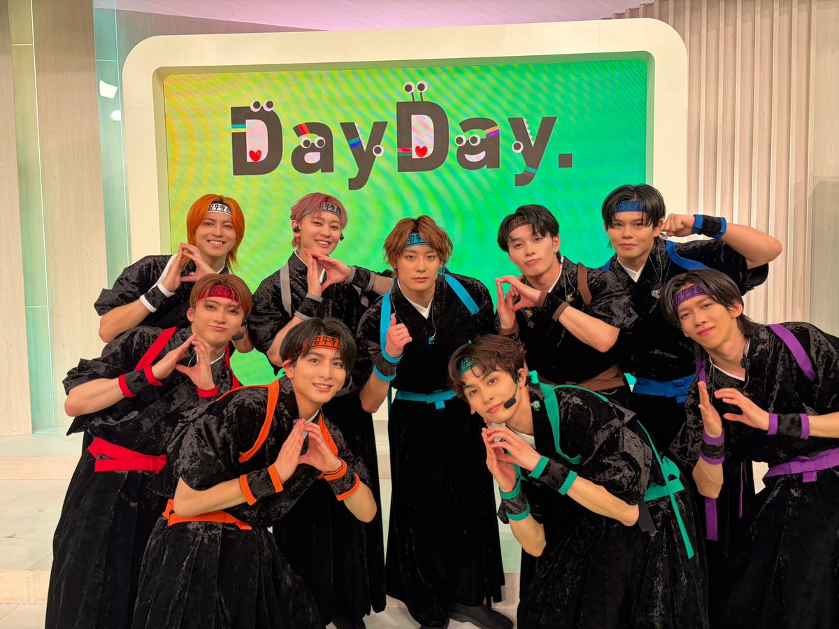 ＼ありがとうございました！／ 

日本テレビ系「DayDay.」

5/13(水)発売、23rd Single『ガチ夢中！』披露いたしました！✨

▼特設サイト
bullettrain.jp/23rdBT_GACHIMU…

<a href="/ntv_DayDay/">DayDay.【日テレ公式】</a>
#超特急
#超特急_ガチ夢中！