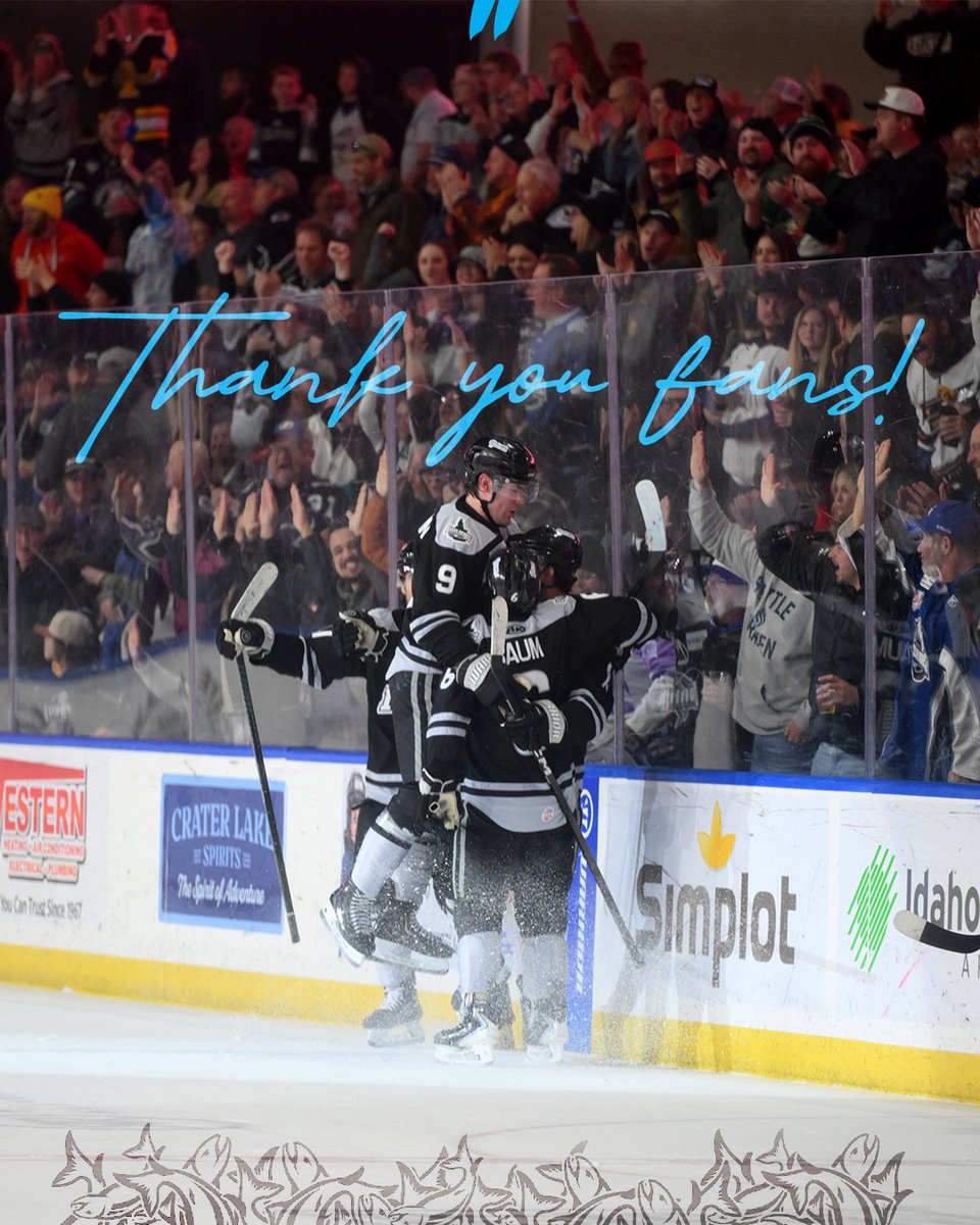 Steelheads's tweet photo. For showing up and showing out during the 25-26 season, thank you for everything! https://t.co/96xrGQWlZ3