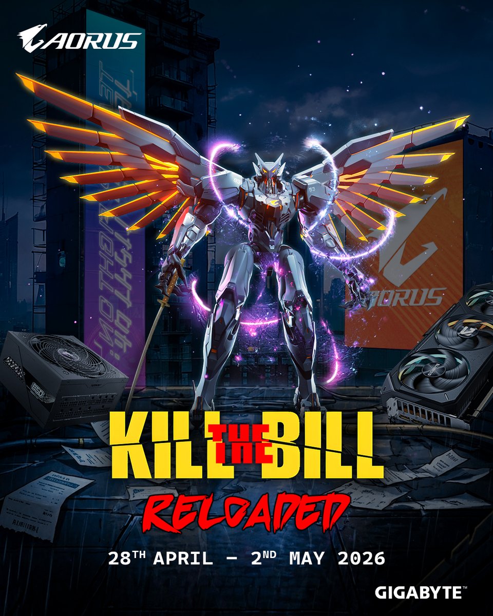 Aorus_IN's tweet image. Kill The Bill - Reloaded is officially live! Beat the incoming price hikes and upgrade your battle station today.

Link to promotion: aorus.com/en-in/explore/…

#GIGABYTE #AORUS #PCGaming #HardwareDeals