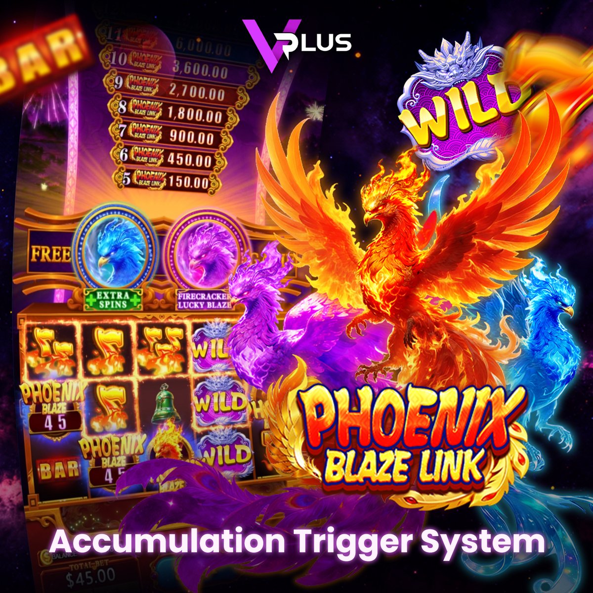 VPlusofficialhq's tweet image. 🔥 Phoenix Blaze Link

🧩 Accumulation → Trigger system
🎮 Progress builds toward reward activation
📊 Designed for sustained engagement

#VPLUS #iGaming #AccumulationSystem