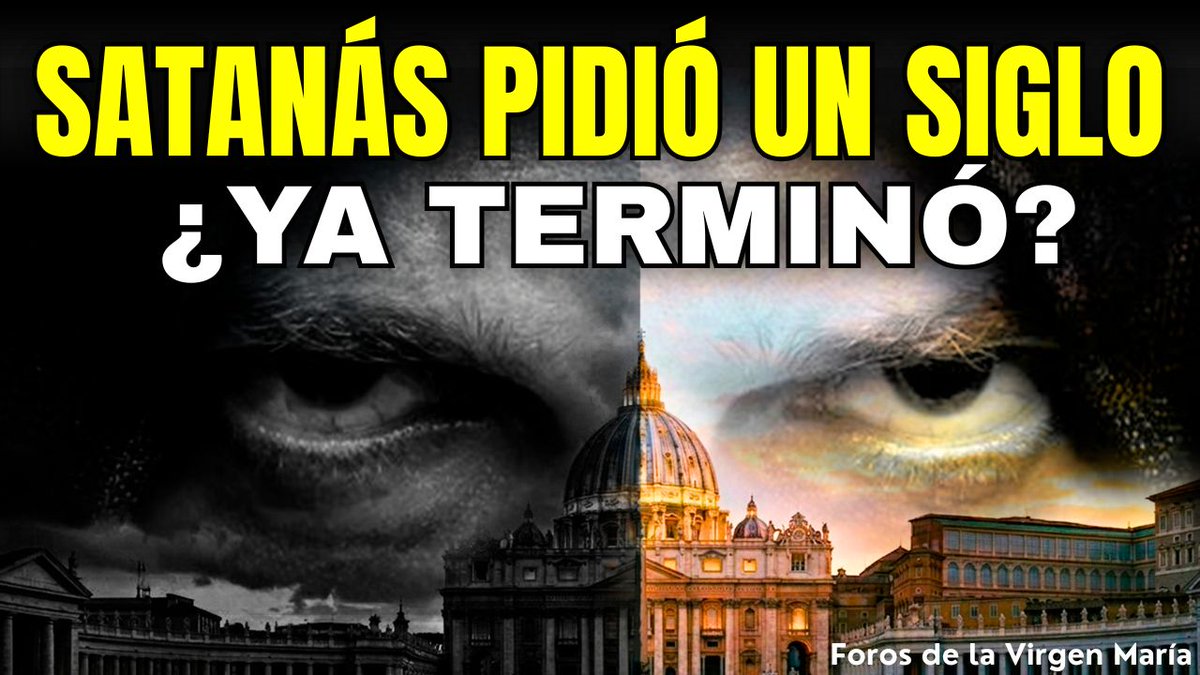 forosvirgen's tweet photo. 🎬 ¡El tiempo de Satanás llega a su fin! Impresionantes señales actuales 
Ver video 👉 https://t.co/bwxQwadCXD  

#fatima #profecias #garabandal #medjugorje #tercersecreto #juanpabloii #leonxiii #benedictoxv #rusia #inmaculadocorazon #satanas #ForosdelaVirgenMaria https://t.co/R4vAWaF1Jj