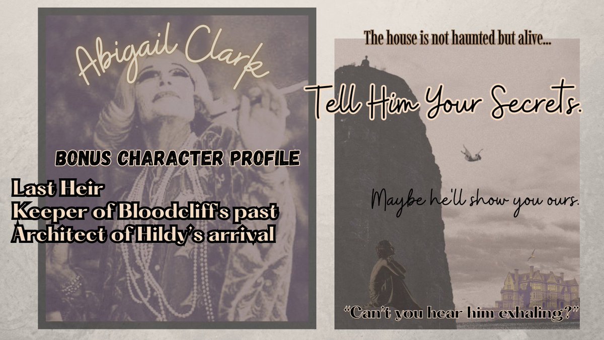 BMFwrites's tweet image. Adult Paranormal Romance 

A preservationist studying a sealed manor discovers the house is alive because a man is bound within its walls. She must break his curse before the last heir dies or he becomes part of it forever.

🥀🖤✨️

#Questpit #PR #R #Q