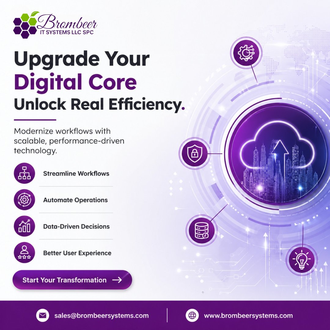 brombeersystems's tweet image. Upgrade your digital core to drive efficiency, scalability, and smarter operations. We help businesses modernize with technology built for performance and growth.

📩 sales@brombeersystems.com
🌐 brombeersystems.com
#DigitalTransformation #ITSolution #B2BMarketing #ITServices