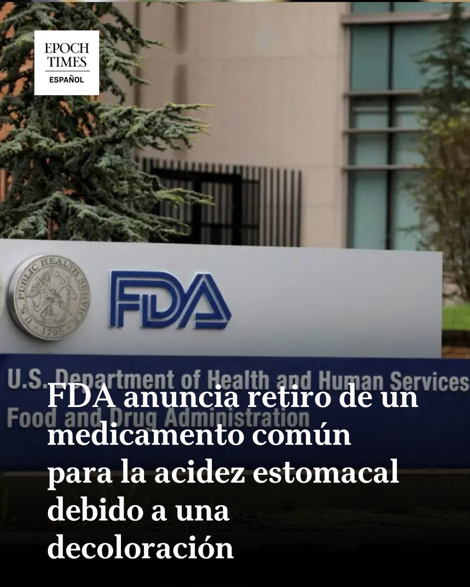 EpochTimesEs's tweet image. La retirada afecta a 4750 frascos de pantoprazol sódico que requieren receta médica, según indica un comunicado.

 #FDA #Medicamentos #SaludPublica #AcidezEstomacal 
 
  🔴Mira ahora👉 epochtim.es/t0e0s6