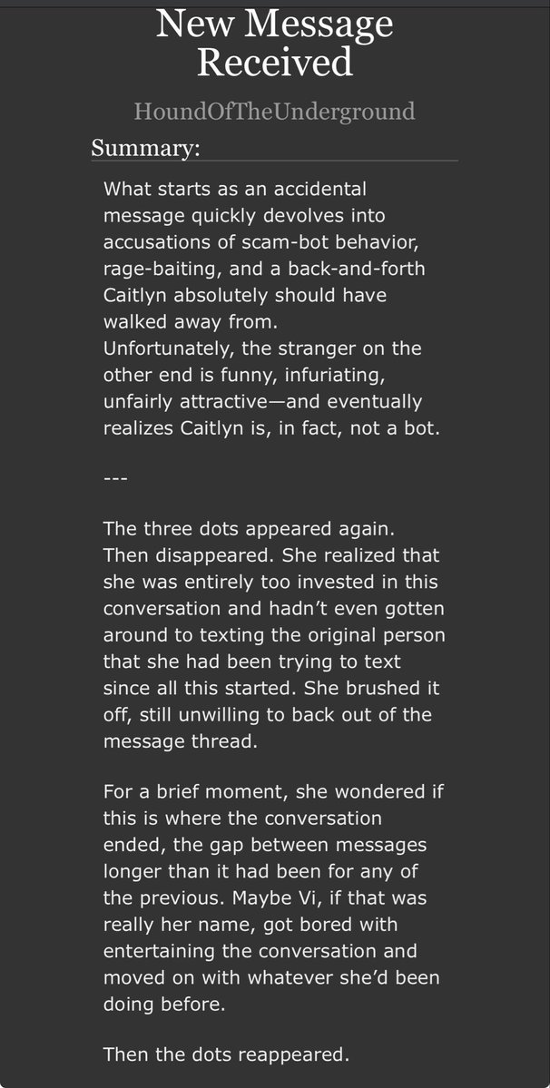 KiViramman's tweet image. Just a fun little thing with our two favorite lesbians.

archiveofourown.org/works/83943096…

#caitvi #ff #newfic