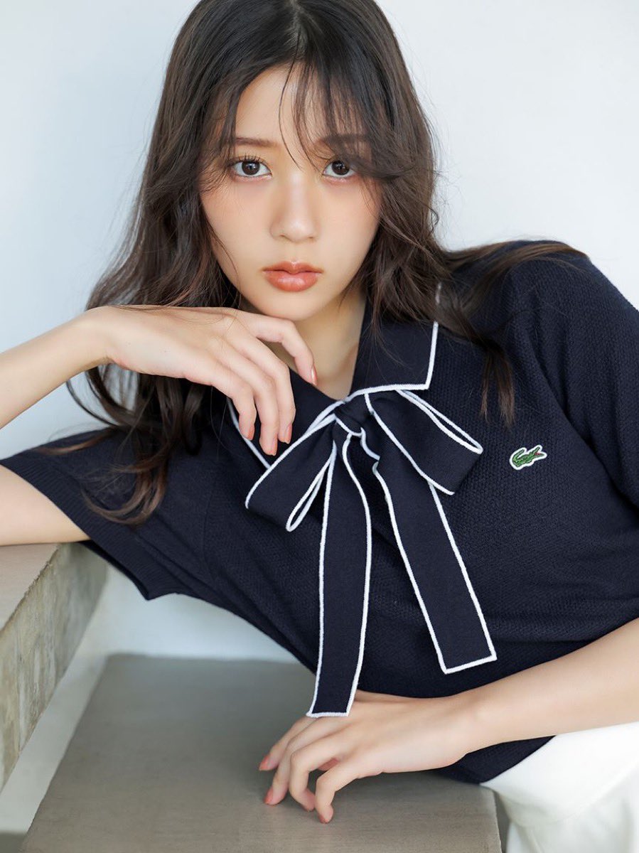 LACOSTE meets SNIDEL ポロデザインの限定ニットプルオーバーが国内