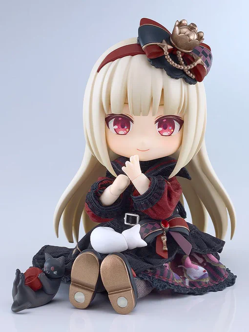 デザインを担当しました「ねんどろいどどーる 鏡の国:アリス」のアナザーカラーバージョンが出ました!ワインレッド×ゴールド×黒でシックなイメージです!よろしくお願いします