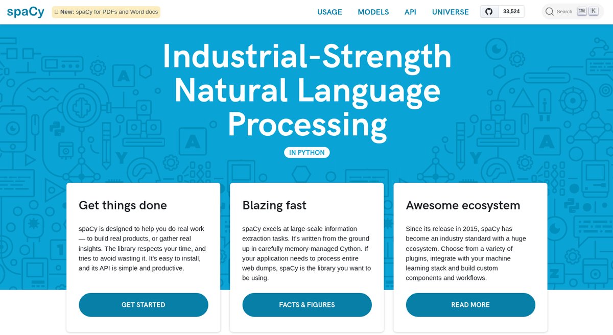 AIndex_me's tweet image. Pre-trained NLP models for 17+ languages, built-in tokenization, named entity recognition, and dependency parsing — all in one open-source library.
...

#AI #B2B #FutureOfWork #AIInnovation #Automation