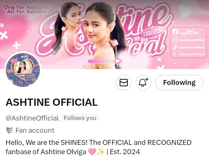 ASHTINE OFFICIAL tweet media