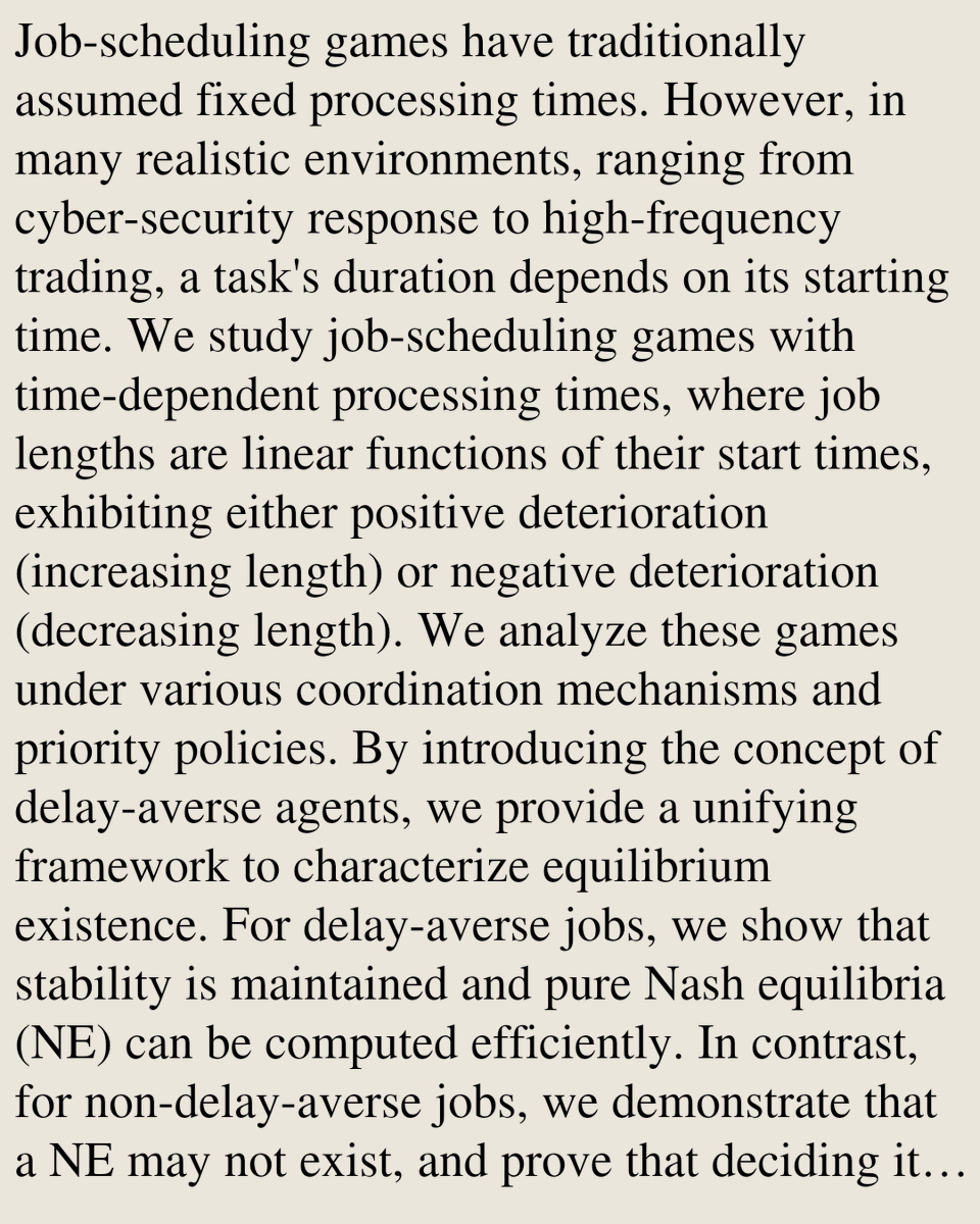 Game Theory Papers tweet media