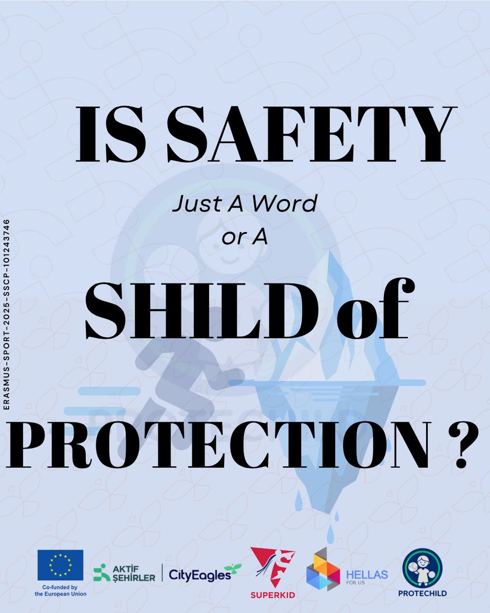 AktifSehirler's tweet photo. Safety is not about locking a gate; it is about instilling “freedom from anxiety” in a mind.

With our ERASMUS-SPORT-2025-SSCP-101243746 ProteChild project, we define safety not just as a physical precaution, but as a state of holistic well-being.

Why?

Etymological Root: It comes from the Latin se-curus, meaning “free from care.” Safety begins where fear ends.

Subjective Feeling: It is the peace of mind in a child’s eyes that says, “I am safe here.”

Objective Standard: We guarantee this peace of mind through accreditation, audits, and clear protocols.

We are translating standards on paper into the tranquility felt by a child. Because only a mind free from anxiety can reach its true potential.

In your opinion, what are the fundamental requirements for safety in sports? Let’s meet in the comments! 👇

#ProteChild #SafeSport #ActiveCities #EACEA