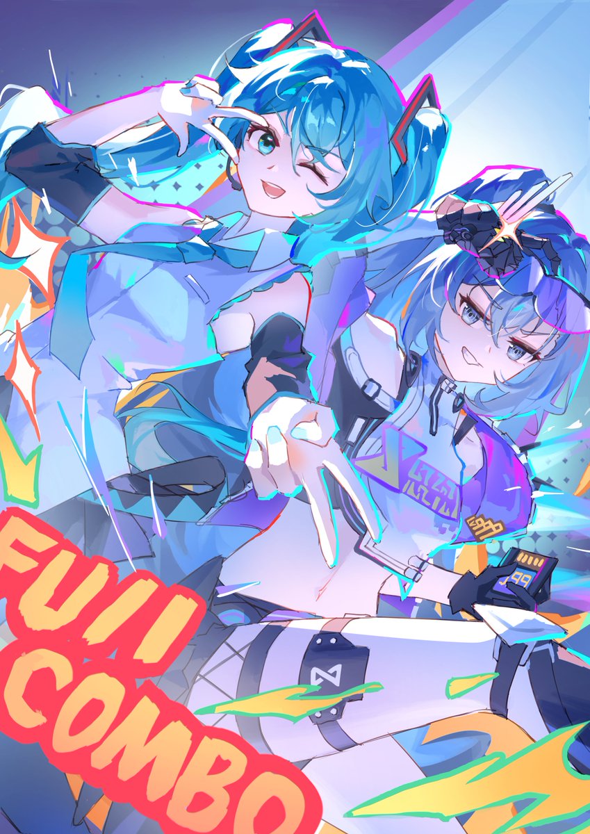 oxygen6111's tweet photo. #初音ミク #銀狼LV999 #SilverWolf 
这就是我们热血沸腾的组合技！ https://t.co/ItGYvUtF0d