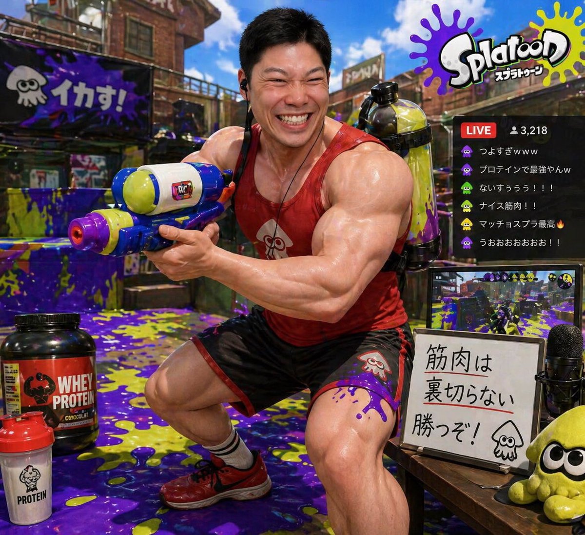 ぷーの実況がむしゃらスプラトゥーン tweet media