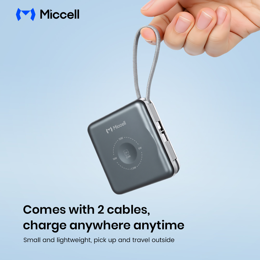 Miccelltech's tweet image. Why do distributors choose Miccell P72 #Magnetic #PowerBank?⚡

✅3-in-1 travel-friendly design
✅N52 high-strength magnets
✅10000mAh battery capacity
✅15W #wireless &amp;amp; 22.5W wired output
✅Built-in Type-C and Lightning cable

👉It solves real user needs, and they will love it.