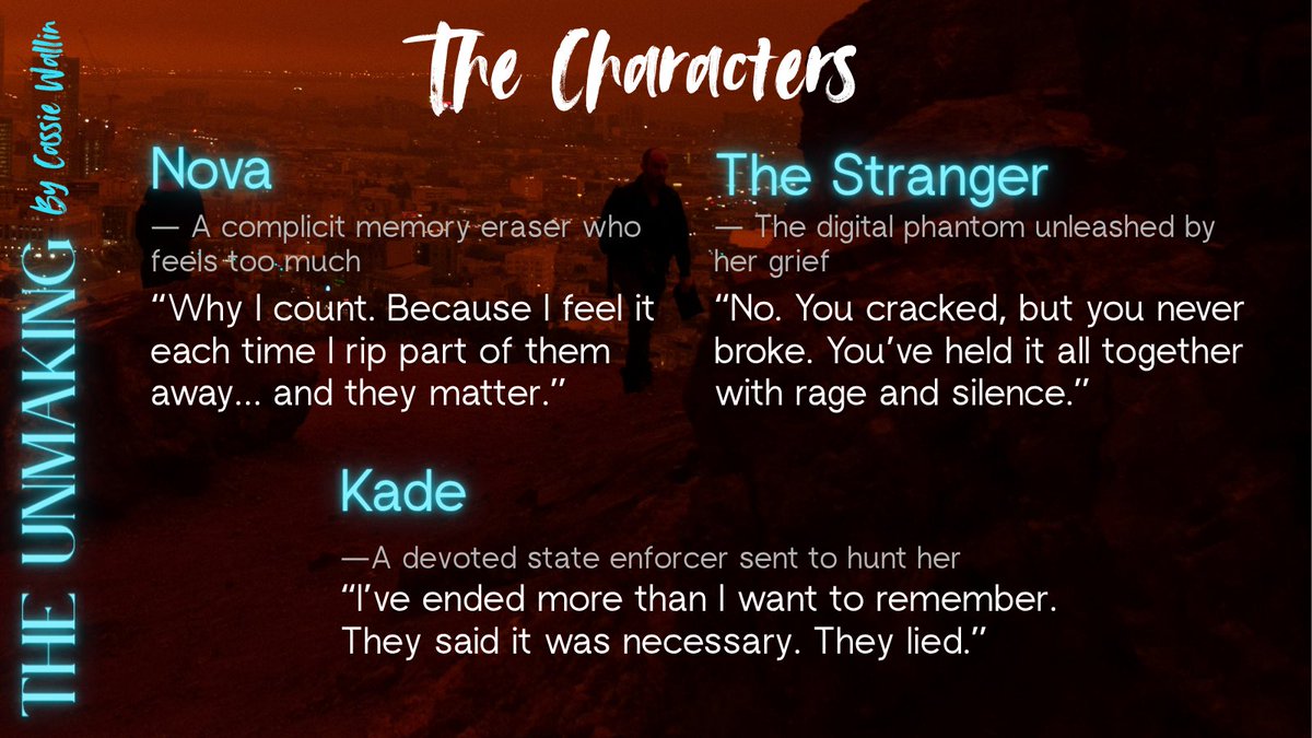CassieWWrites's tweet image. Apple TV’s 
SEVERANCE meets SILO

🚫 Emotion as system error
👾 The haunting is digital
📋Corporate ritual menace
🧪 Complicit Protagonist
🧨 Creeping dread to visceral action

#QuestPit #Q #A #SF #S #SFF #U