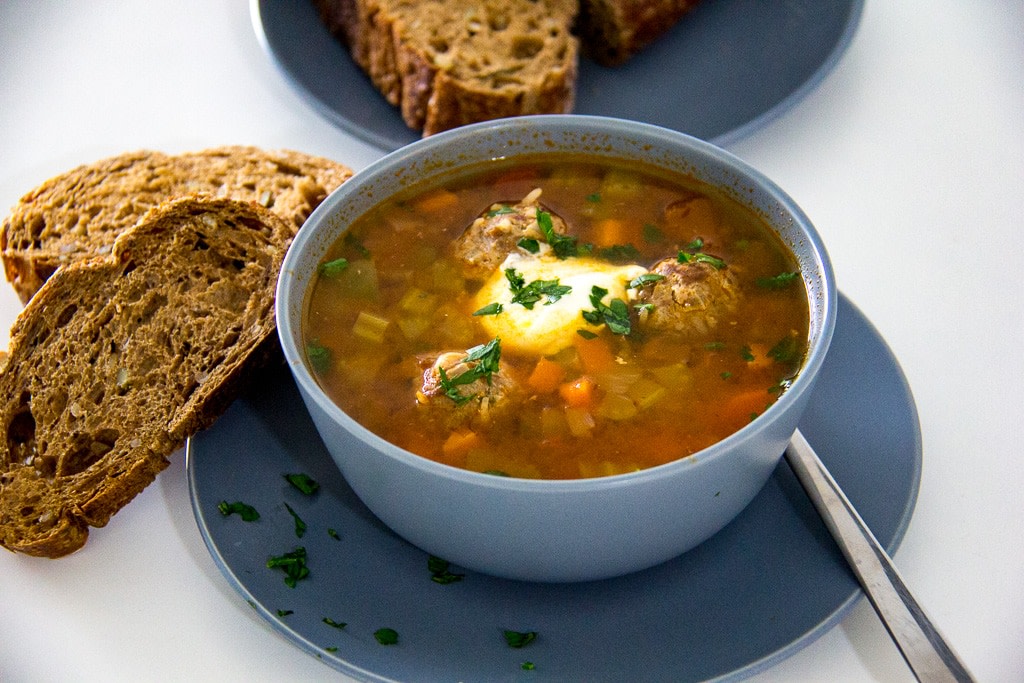 CompassandFork's tweet image. Perfect for lunch-  How to Make Easy Romanian Meatballs in a Soup bit.ly/2vml9gP  #experienceromania #recipes #romania