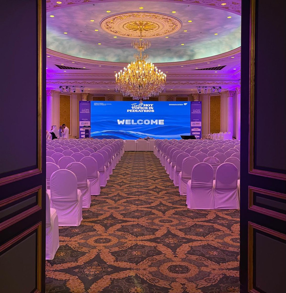 Pediatric_iau's tweet photo. Good morning, pediatric leaders 👋

The doors are open. The coffee is ready.  
#HTP18 Day 1 starts now at Le Méridien Al Khobar.  

Welcome to 18 years of Hot Topics in Pediatrics.  
Let's make today count.  ✨✨

#HTP2026
#HTP18 https://t.co/pbixeEMJBY