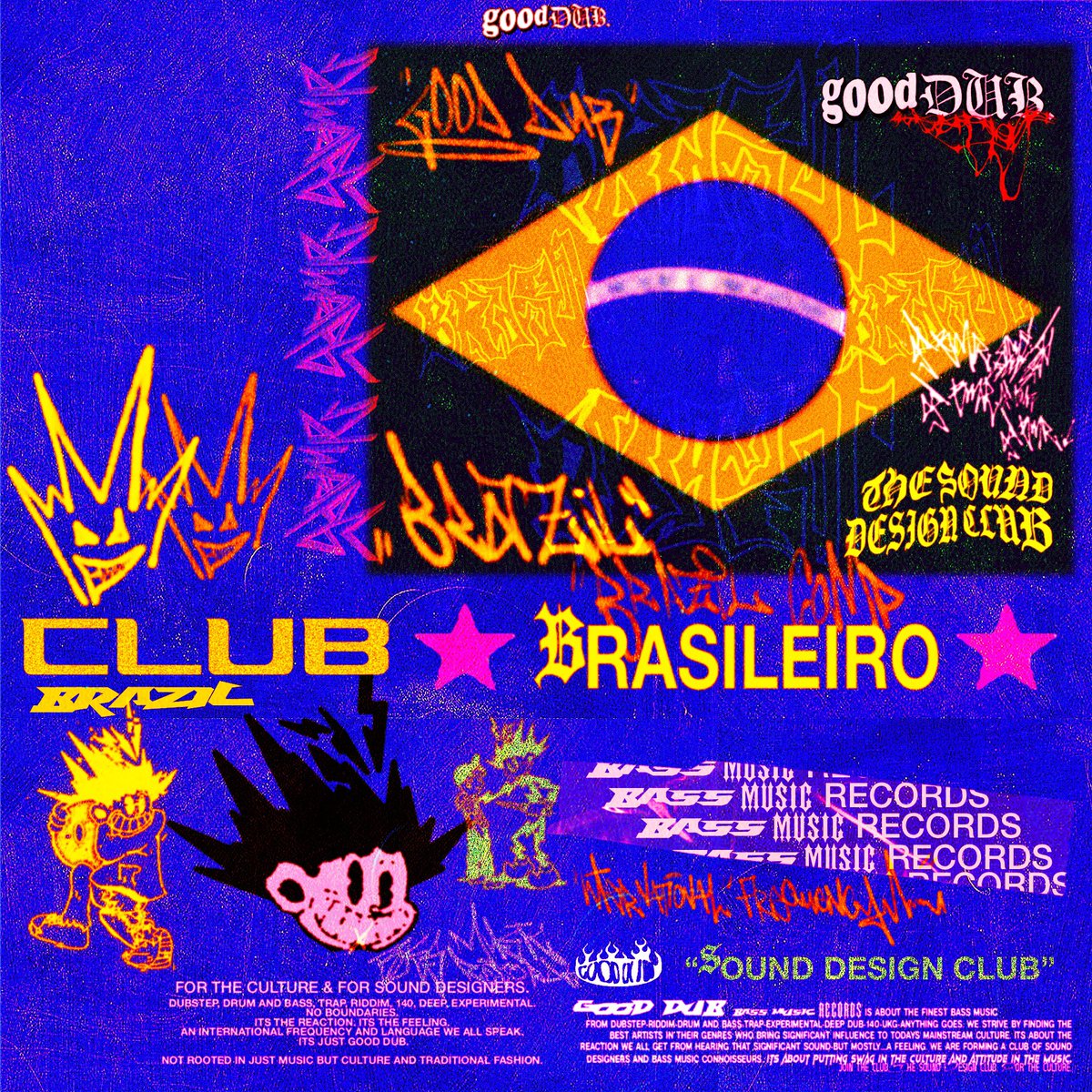 IMSOBLASTED1's tweet photo. Hey so 

Club Brasileiro is out on all platforms 

My lil passion project on good dub trying to give these cracked producers their own comp EP to show who’s bringing favela to electronic bass music https://t.co/AqUWW48P1L