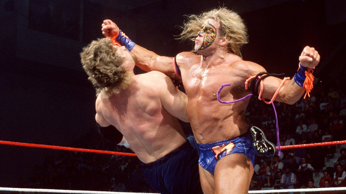 WWFWrestling1's tweet image. On this day in 1996: Ultimate Warrior defeated Isaac Yankem on Monday Night Raw. #WWF #WWE #Wrestling #Kane #UltimateWarrior